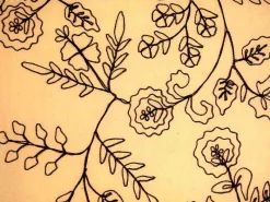 Laura Kiran Romantic Vine Chocolate Fabric Sale