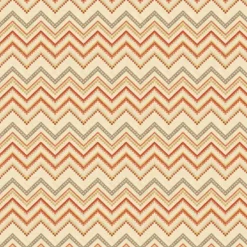 Stock/Stout Rosemont 8 Tigerlily Embroidered Flame Stitch Fabric> Stripes & Chevrons