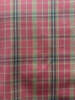 Stock/Heritage/Roth Roth D2892 Parkhill Cardinal Red Khaki Green Beige Plaid Cotton Fabric Outlet