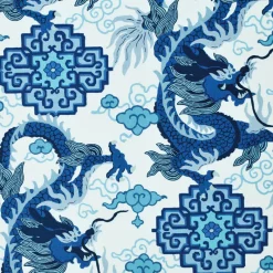 PKaufmann_inc/PK Royal Dragon Porcelain P/Kaufmann Fabric Discount