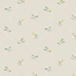 Brewster Sage Hill Leigh Yellow Leaf Wallpaper Outlet