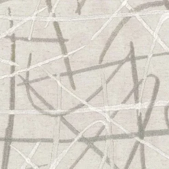 Regal Scribble Platinum Fabric> Contemporary & Modern