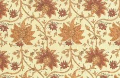 Laura Kiran Shiraz Print Melon Fabric