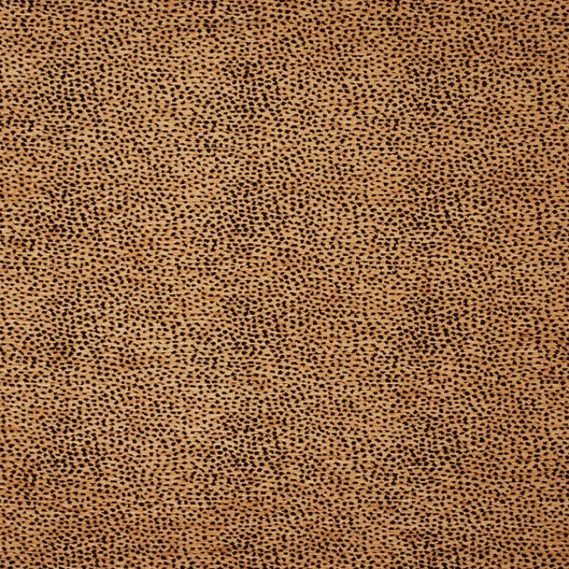 Stock/De Leo Siamese Black Tan Leopard Cheetah Upholstery Fabric> Solid, Texture & Faux