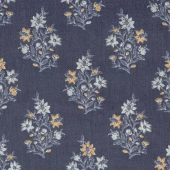 Regal Siri Indigo Fabric> Florals