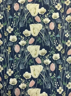 Hamilton Sloane Navy Fabric> Florals