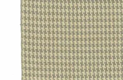 Laura Kiran Small Houndstooth Stone Fabric
