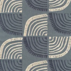 Regal Solstice Slate Fabric> Damask, Trellis & Geometrics