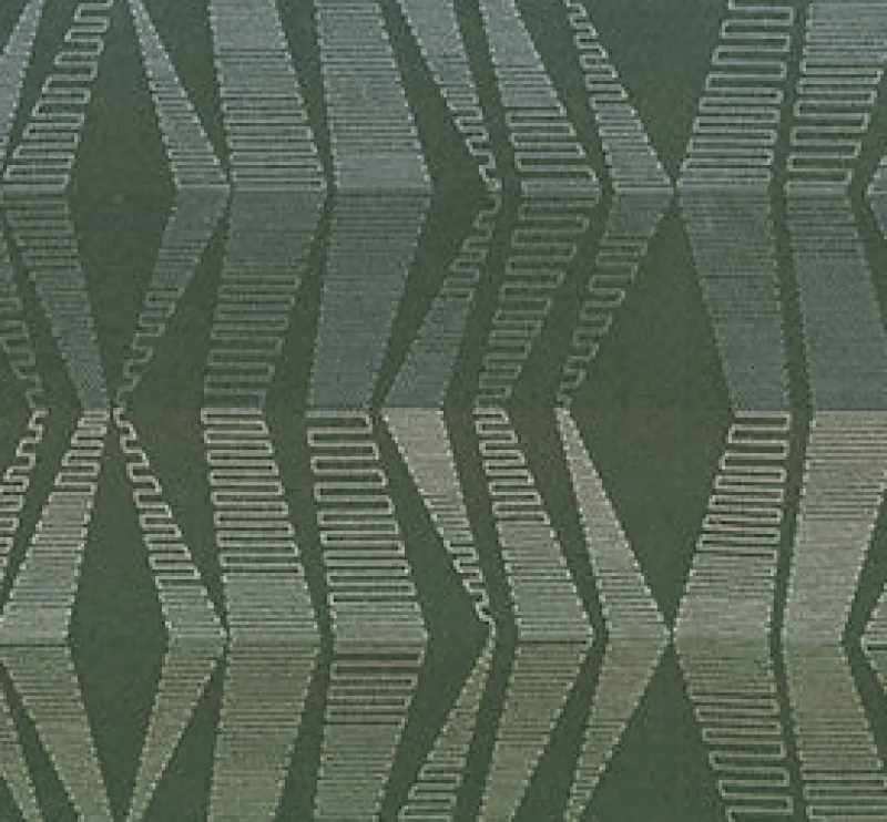 Vision Stellar 908 Inkwell Fabric> Stripes & Chevrons