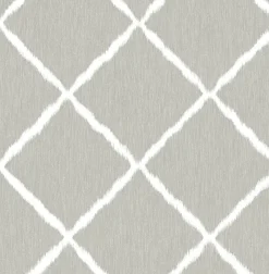 Brewster/ASP Sterling Ikatrellis Wallpaper> Florals