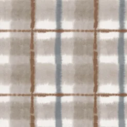 Regal Tartan Taupe Fabric Hot