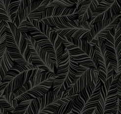 York TC2712 Black Rainforest Canopy Wallpaper> Damask, Trellis & Geometrics