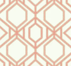 York TC2636 Corla Sawgrass Trellis Wallpaper> Florals