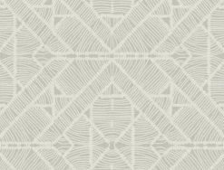 York TC2701 Gray Diamond Macrame Wallpaper> Florals