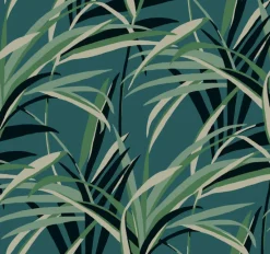York TC2607 Green Teal Tropical Paradise Wallpaper Hot