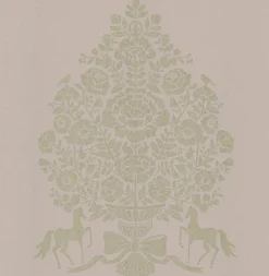 Brewster Till Light Grey President Damask Wallpaper> Architectural