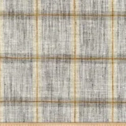 SMC Track Record Graphite Swavelle Mill Creek Fabric> Plaids & Checks