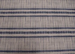 Stock/Crypton Mills Ume Indigo Crypton Geometric Ikat Stripe Fabric> Stripes & Chevrons