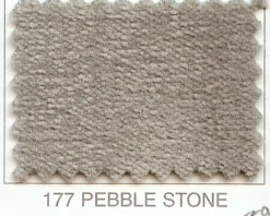JB Martin Velvet Upholstery Fabric Como 177 Pebble Stone Hot