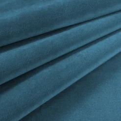 JB Martin Velvet Upholstery Fabric Como 170 Cyan Outlet
