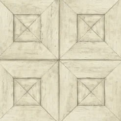 Brewster Verity Cream Wood Wallpaper> Brick, Stone & Wood