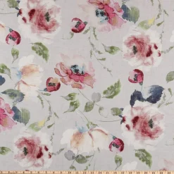 SMC Whitehaven Silver Frost Swavelle Mill Creek Fabric> Florals