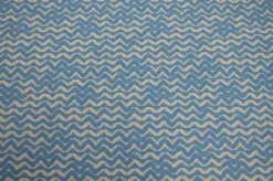 Stock/Richloom Wiggle Cerulean Milliken Outdoor Fabric> Stripes & Chevrons