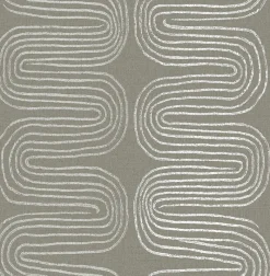 Brewster/ASP Zephyr Brown Abstract Stripe Wallpaper> Damask, Trellis & Geometrics